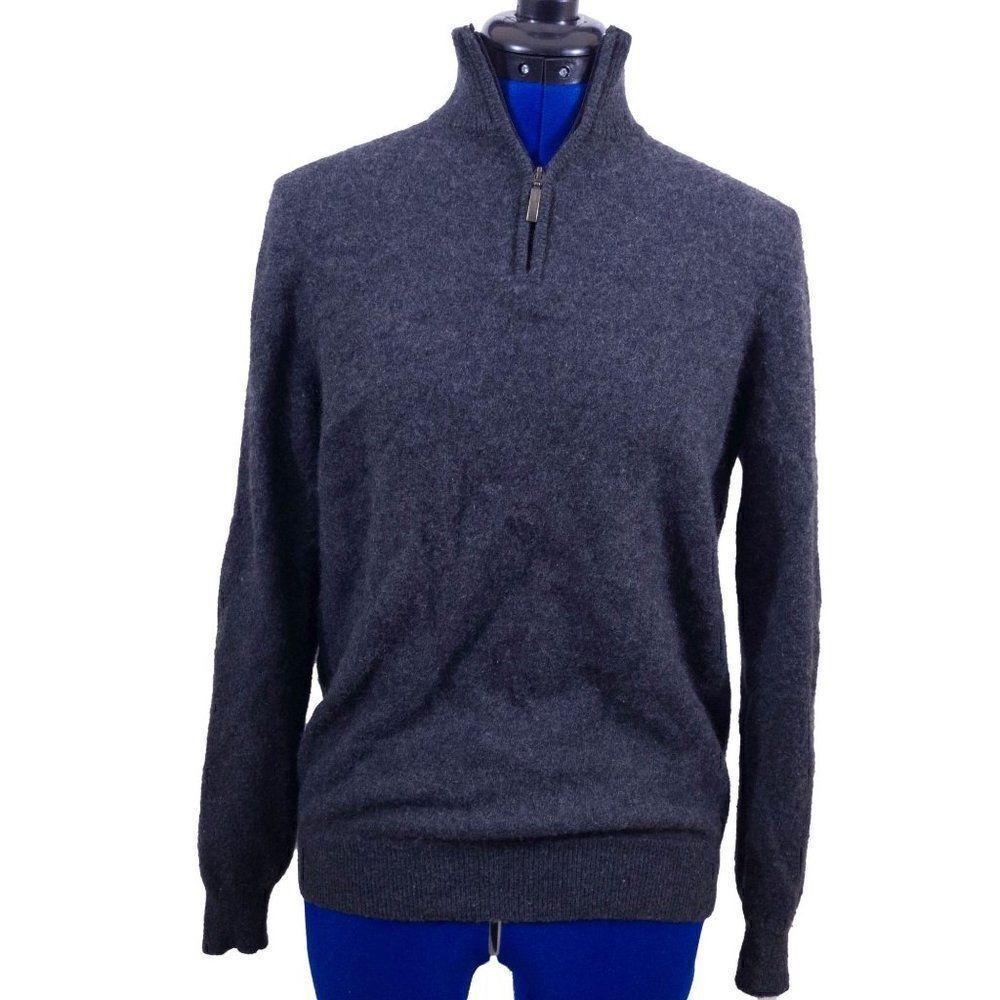 Cashmere Club Room Luxury 100% Cashmere Grey Sweater